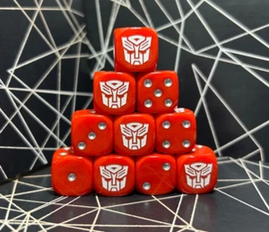 Autobots. 16mm Dice Set - Picture 1 of 3