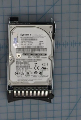 IBM 146 GB 10K RPM SAS 2.5-ICH SFF Slim Hot-Swap HDD Grade A 43W7538 - Image 1 of 2