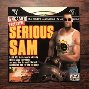 PC Gamer Demo Disc 7.4 July 2001 PC CD Serious Sam - Picture 1 of 4
