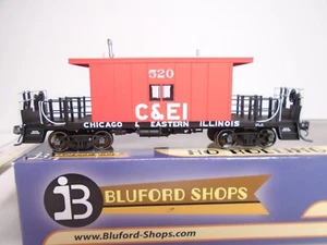 Bluford Shops Ho 33051, Long Roof Transfer Caboose, C&EI 520 - Picture 1 of 2