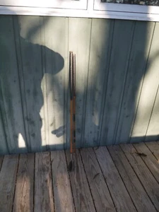 Paar antike Hickory Schaft Monel Metall Mashies - Bild 1 von 20