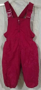 Falls Creek Vintage Dark Pink Winter/Insulated Snow Pants/Bibs/Suit--12 Months - Picture 1 of 3