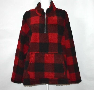 True Craft Funnel Neck Sherpa Pullover Jacket Women's Plus Size 2X - Image 1 of 3