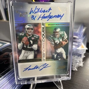 2024 Score Double Trouble Dual Auto Randall Cunningham Wilbert Montgomery /100 - Picture 1 of 2