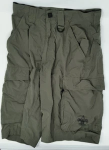 BSA Boy Scouts of America Uniform Adult X-Small Centennial Cargo Shorts Nylon - Picture 1 of 10