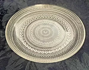 Plato de ensalada/pan Oiva Toikka Kastehelmi de colección vidrio transparente gota de rocío - littala - Imagen 1 de 4