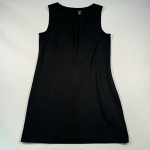 Lands End Mini Abito Pullover Senza Maniche Donna Taglia XL 18-20 Nero - Foto 1 di 8