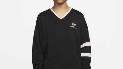 Suéter Nike Trend Retro Cuello en V Tejido Carga Hombres Talla M Foto 1 de 4