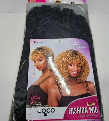 Peluca de moda instantánea Sensationnel "Coco" Foto 1 de 3