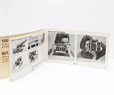Vintage Polaroid 320 330 Instant Film Camera Manual Instructions Guide English - Image 1 of 4