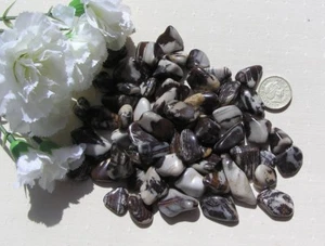 12 Nguni Jaspis Kristall poliert Trommelsteine - Chakra - Reiki - Gitter - Basteln - Bild 1 von 3