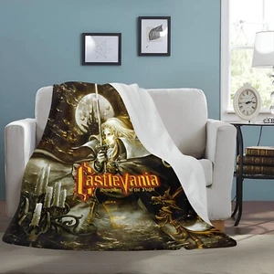 Retro Castlevania Symphony of the Night Ultra-Soft Micro Fleece Blanket - Picture 1 of 5