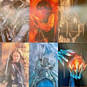 Lote 6 Postales LOTR Señor de los Anillos Decipher PROMO  - Bild 1 von 2