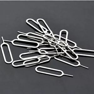 10 Pz/Set Vassoio Carta Sim Rimozione Pin Espulsore Strumento Chiave ▼ - Foto 1 di 8