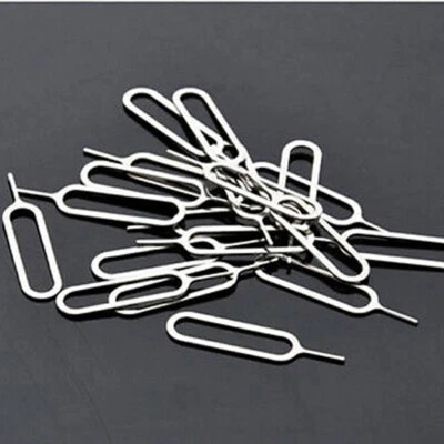 10pcs/set Sim Card Tray Remover Eject Ejector Pin Key Tool cellphone Accessori . - Image 1 of 4