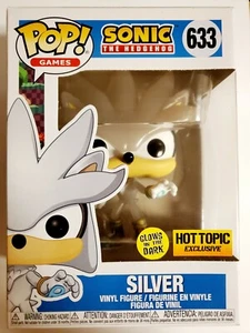 Funko Pop! Sonic The Hedgehog SILVER Hot Topic Exclusive NEW IN HAND  - Picture 1 of 1