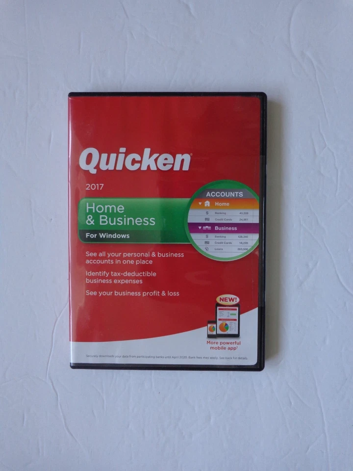 Quicken 2017 Home & Business For Windows Vista SP2, Windows 10, 7, 8, 8.1 - Image 1 of 3