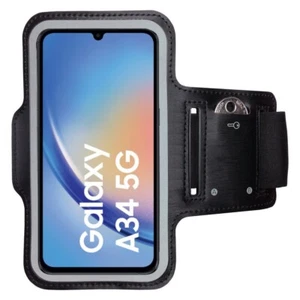 Bracelet pour Samsung Galaxy A34 bracelet de sport étui à bras sac de sport housse de course - Photo 1/7