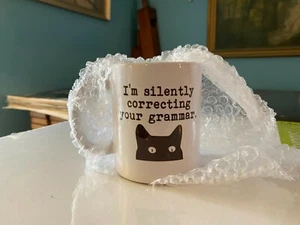 Katze/Lehrer Tasse Neu - Bild 1 von 2