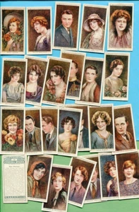 1928 W.D. & H.O. WILLS CIGARETTES CINEMA STARS 2ND SERIES 25 TOBACCO CARD SET - Picture 1 of 2