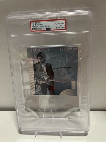 John Mayer Autographed CD Cover SOB Rock PSA/DNA Slabbed Authenticated Cover
