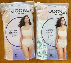 Lot of 2 Packages (6 Pair) Jockey Elance Cotton Comfort Briefs - 11 / 4XL - Picture 1 of 2