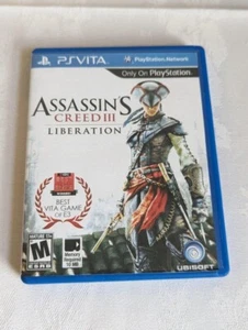 ASSASSINS CREED LIBERATION 3 Vita PSV PS [CASE & COVER ONLY] NO GAME PLEASE READ - Picture 1 of 3