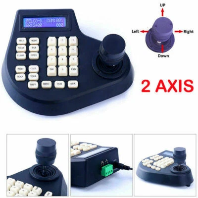 CCTV joystick Keyboard Controller LCD Display for PTZ Speed Dome Camera control - Image 1 of 4