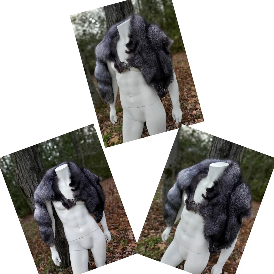 Game of Thrones costume viking armour fox fur coat - Image 1 of 1