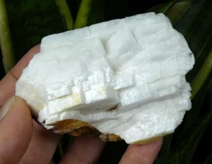 Bloc Baryte Blanche 7.5x5.5cm France minéraux collection pierre reiki barytine - Picture 1 of 7