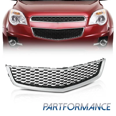 For 2010-2015 Chevrolet Equinox Front Lower Grille Chrome Shell Black Insert - Image 1 of 4