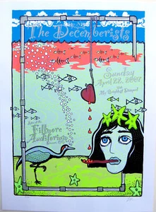 The Decemberists Concert Poster Denver 2006 Fillmore - Picture 1 of 2