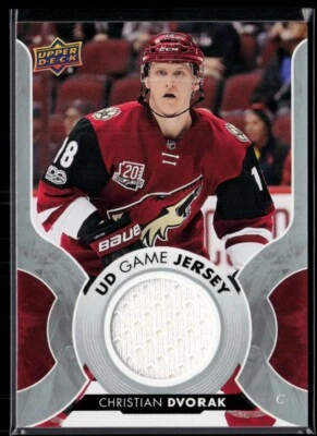 2017-18 Upper Deck Game Jerseys #GJ-CD Christian Dvorak - Image 1 of 2
