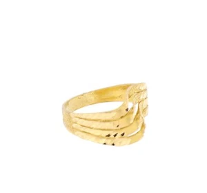 Türkischer? Goldring Vintage 60er Jahre filligrane Handarbeit Rotgold 916er Gold - Bild 1 von 12