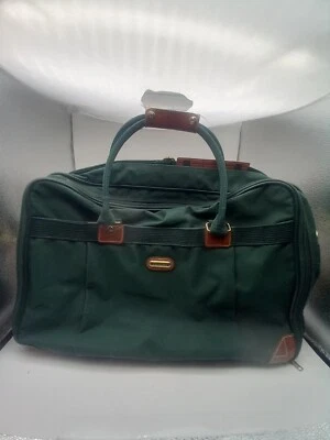 FUNDA DE NOCHE JAGUAR VINTAGE 20X14X8 CORREA DE TRANSPORTE/HOMBRO - RIBETE DE CUERO Foto 1 de 4