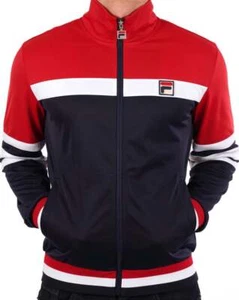Fila Vintage Vilas Business Track Top Azul Marino/Blanco/Rojo - Imagen 1 de 4
