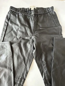 Michael Kors Women’s Black Faux Leather Pants Size 2 - Picture 1 of 9