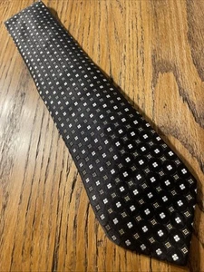 EUC Thick Geometric Silk Tie Men’s Necktie Hand Made In Italy - Picture 1 of 10