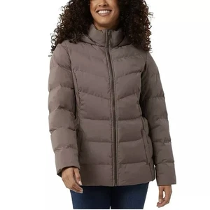 New 32 Degrees Heat Ladies’ Water-Resistant Winter Tech Puffer Jacket Small Prpl - Picture 1 of 10