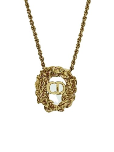Collana Christian Dior CD Top Top GLD incluso da donna