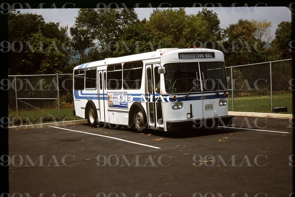 TRÁNSITO. Autobús Orion #204. Frederick (MD). Diapositiva original 1999. Foto 1 de 1