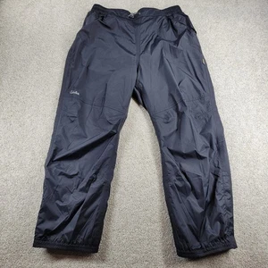 Cabelas Herren Regenhose XL schwarz leicht Nylon packbar Outdoor Trail Wandern - Bild 1 von 12
