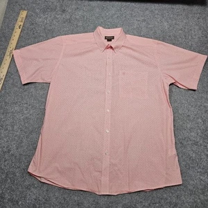 Ariat Short Sleeve Button Down Geometric Red Size XL Tall - Picture 1 of 8
