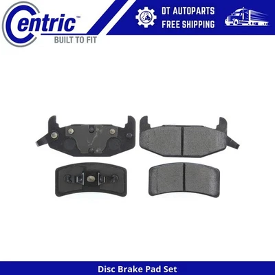 Para Pontiac Grand Prix 1988-1993 | Pastillas de freno de disco traseras centradas | Semimetálicas Foto 1 de 4