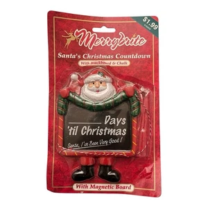 De Colección Merrybrite Santa's Christmas Countdown Pizarra Magnética Caja Abierta - Imagen 1 de 2