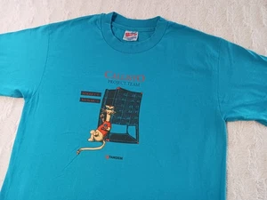 Vintage Tandem Computers T-Shirt Adult Large Tech Callisto Project Single Stitch - Picture 1 of 9
