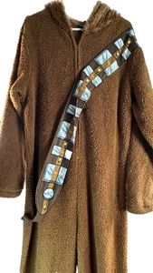 Traje de Unión Star Wars Chewbacca Adulto Disfraz XL Sherpa con Bandolera - Imagen 1 de 8
