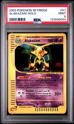 2003 POKEMON SKYRIDGE #H1 ALAKAZAM-HOLO PSA 9 - Image 1 of 2