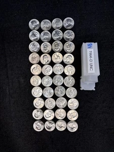 1964 25C Washington Quarters Lot Of 40 UNCIRCULATED!!! - Picture 1 of 3