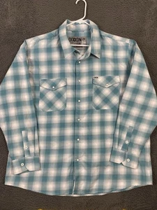 Camisa Dixxon Flannel Co Para Hombres 3XL Fria Lowrider Cuadros Manga Larga Perla A Presión - Imagen 1 de 5
